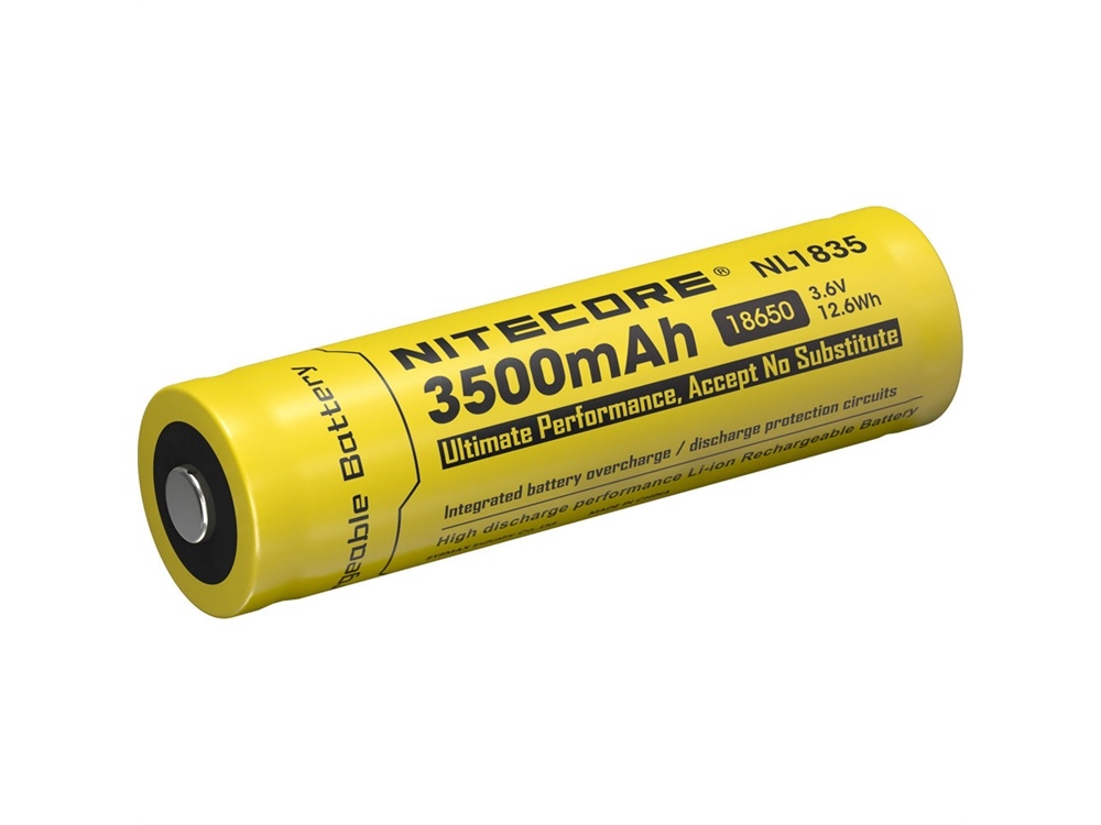 NITECORE NL1835 Li-Ion Rechargeable Battery 18650 (3.6V, 3500mAh)