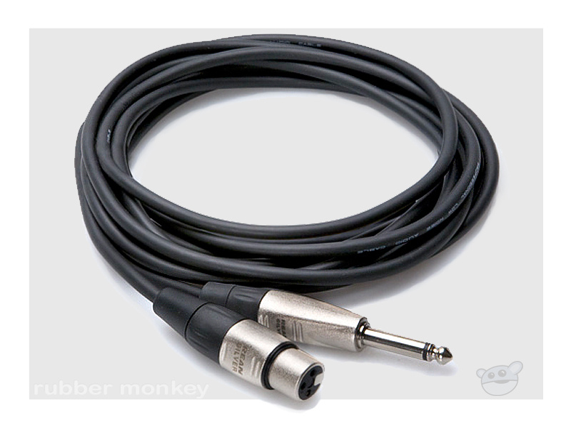 Hosa HXP-001.5 Pro XLR to 1/4'' Cable 1.5ft