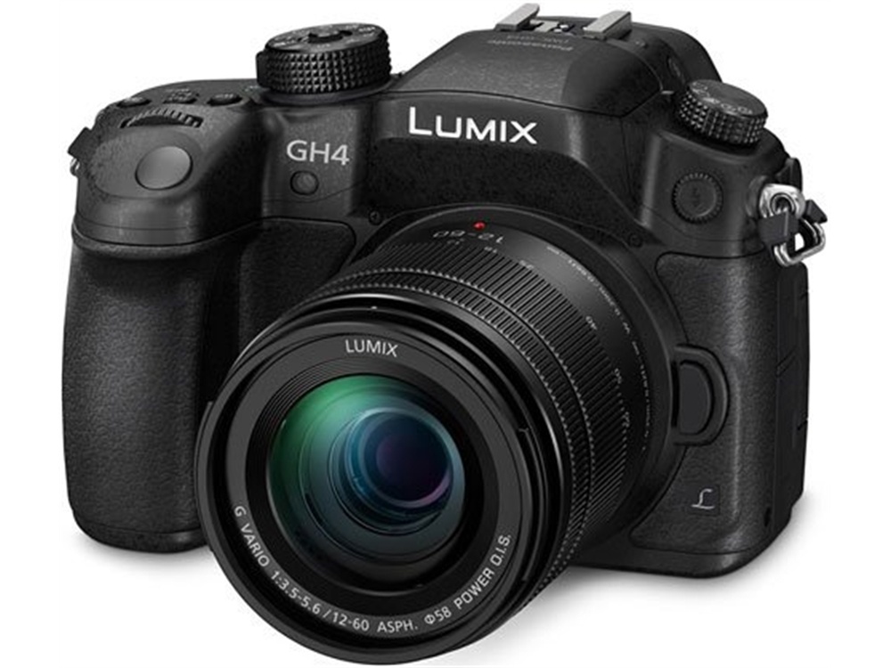Panasonic Lumix DMC-GH4 4K Mirrorless Micro Four Thirds Digital Camera with 12-60mm f/3.5-5.6 Lens