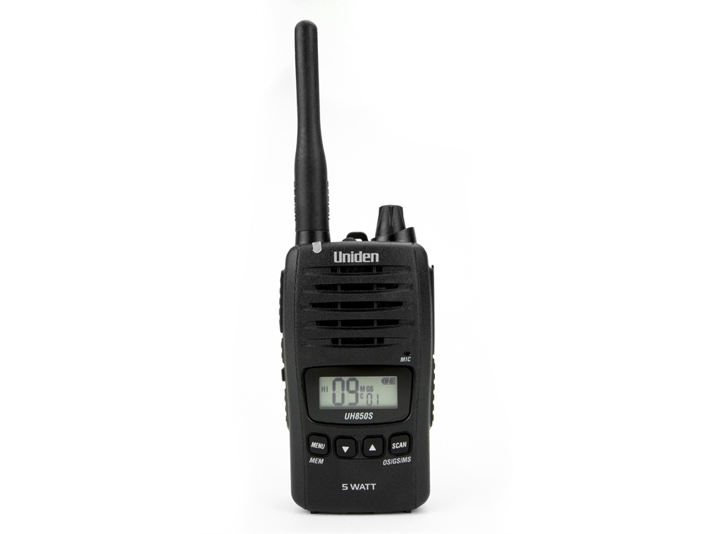 Uniden UH850S  5 Watt UHF Waterproof CB Handheld Radio