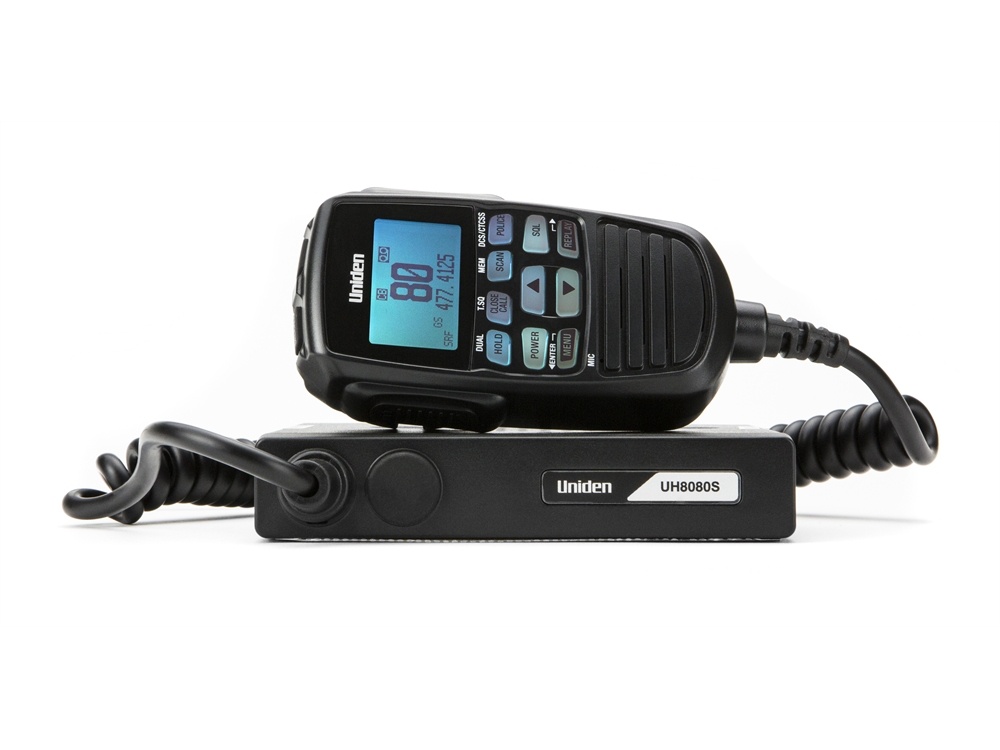 Uniden UH8080S Remote Mic Mobile/UHF Scanner 2-in-1