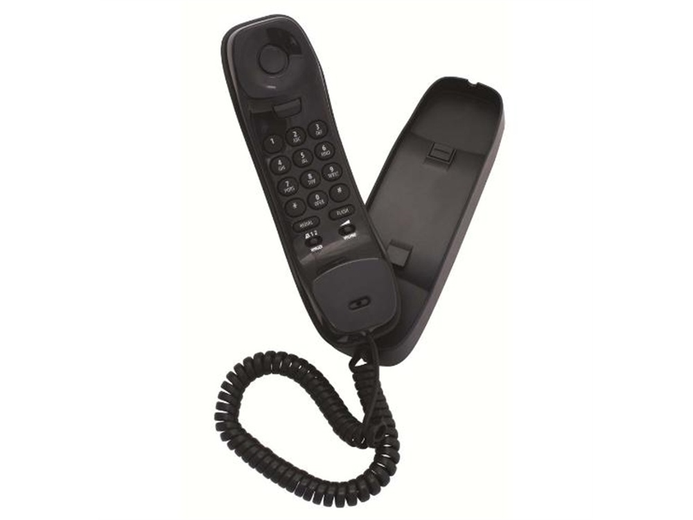 Uniden FP1100BLK Corded Slim Line Telephone - Black