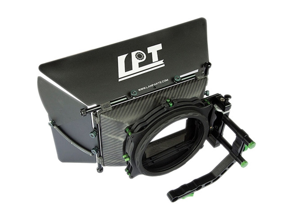 Lanparte MB-0219 4 x 5.65" Rod-Mounted Swing-Away Matte Box for 19mm Rods