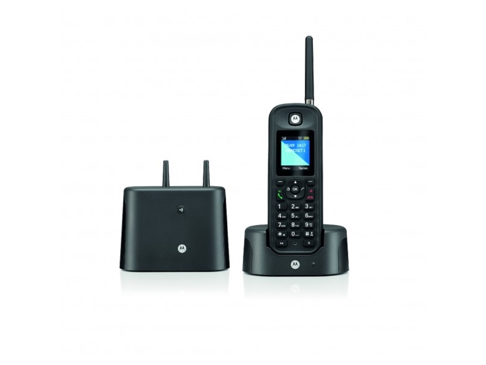 Motorola 0211 Single Digital Cordless Phone with Answering Machine