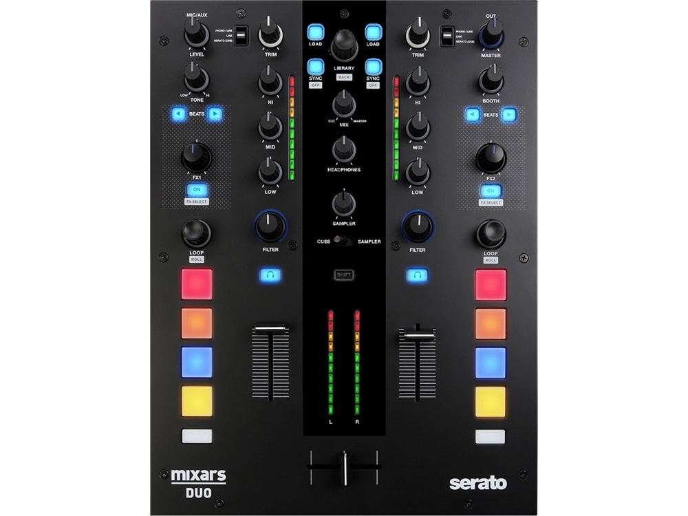 Mixars DUO - Professional 2-Channel Battle Mixer for Serato DJ