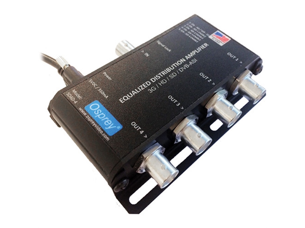 Osprey SDAD-4 USB Powered Equalized SDI Distribution Amplifier