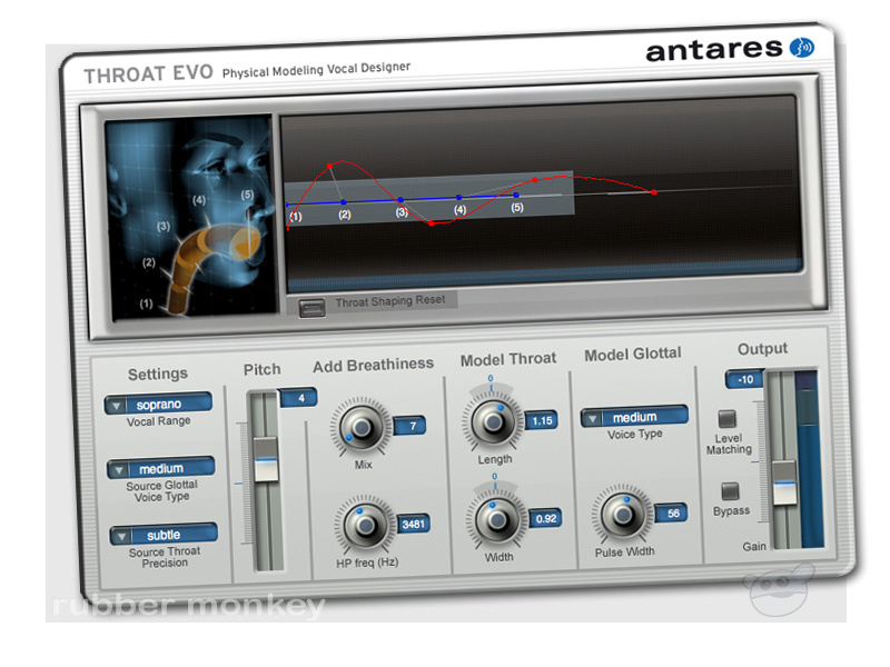 Antares Throat Evo Vocal Designer