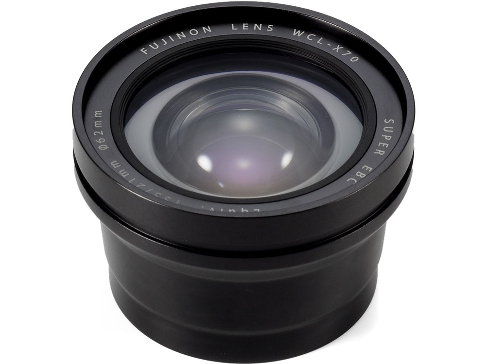 Fujifilm WCL-X70 Wide Conversion Lens for X70 Digital Camera (Black)