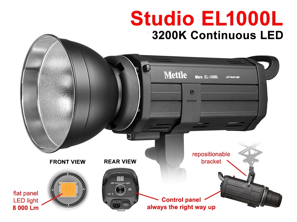 Mettle EL1000L Studio LED Light -  equiv 1000W