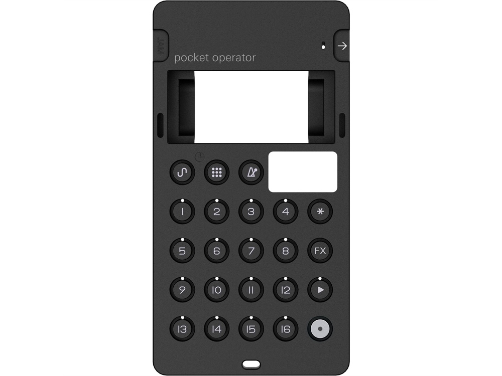 Teenage Engineering CA-X Silicone Pro Case for Pocket Operator PO-32/Generic-All (Black/White)