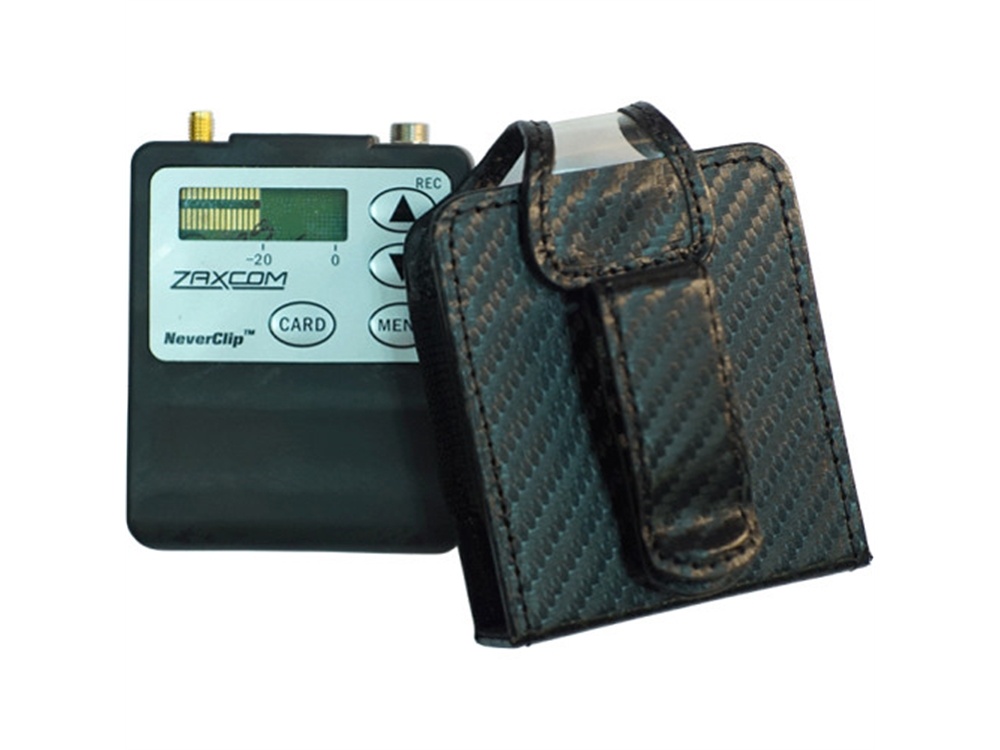 ORCA OR-311 Pouch with Belt Clip & Transparent Front for Zaxcom TRX-LA Series Transmitter