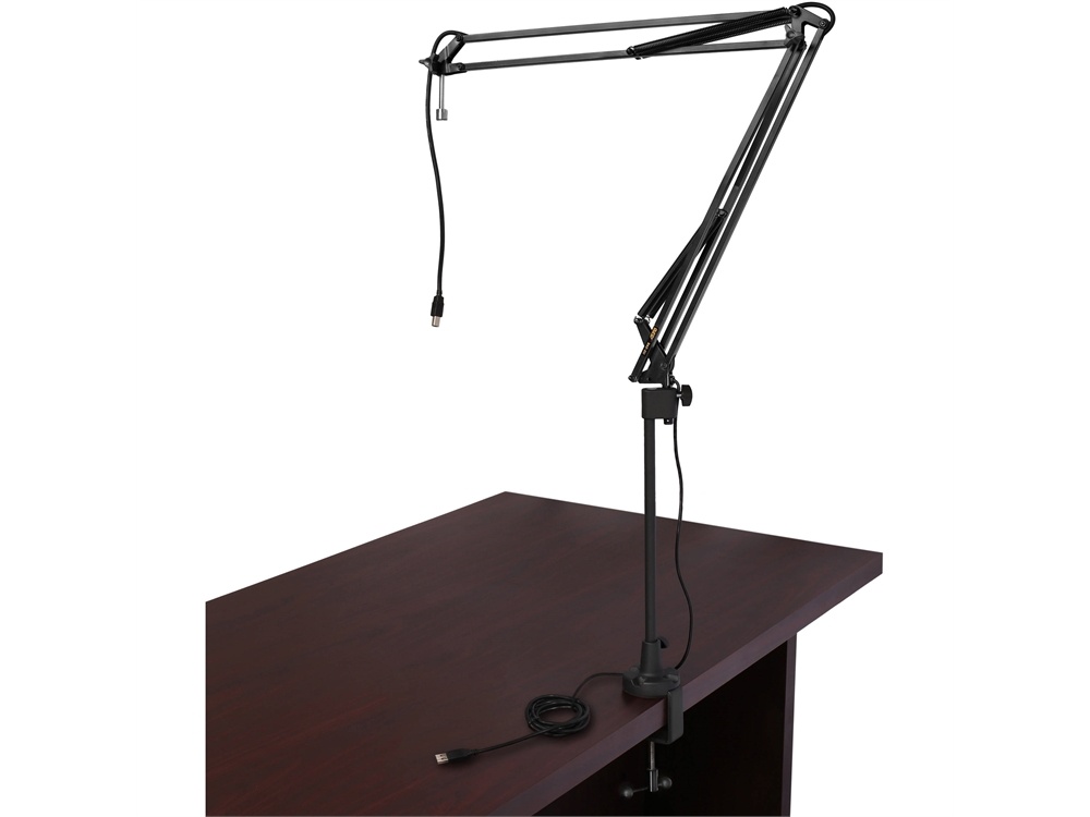 Auray BAE-2U Two-Section Broadcast Arm with External Springs & Integrated USB Cable