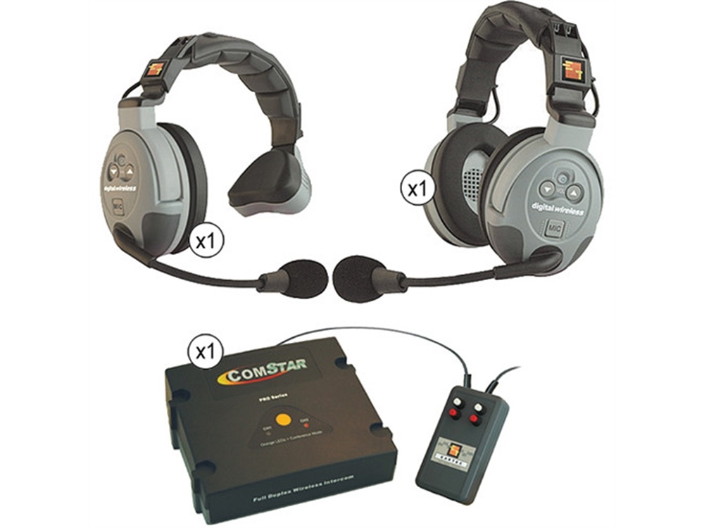 Eartec CSXTPLUS-2 XT-Plus Com-Center with Interface Module and Two ComStar Single Headset Kit