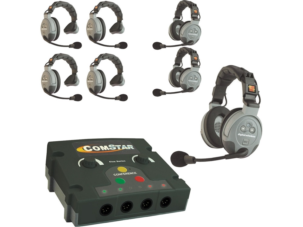 Eartec FLEX-7 COMSTAR Flex Max Series 7-User Full Duplex Intercom System