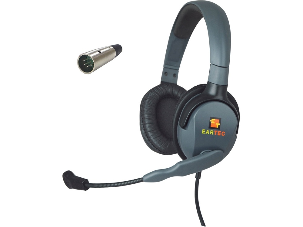 Eartec MXD4XLR/M Max 4G Double Headset with 4-Pin XLR Male Connectors