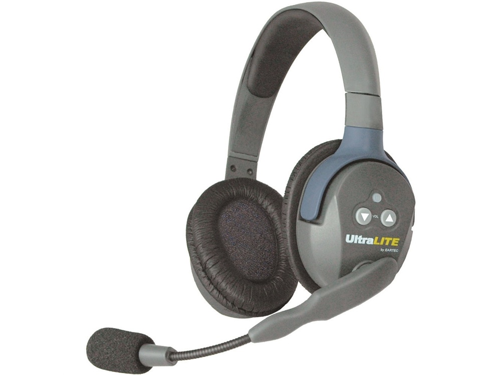 Eartec ULDR-HD UltraLITE Dual-Ear Remote Headset with Rechargeable Lithium Battery