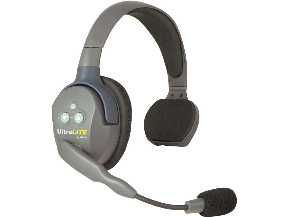 Eartec ULSR UltraLITE Single-Ear Remote Headset with Rechargeable Lithium Battery