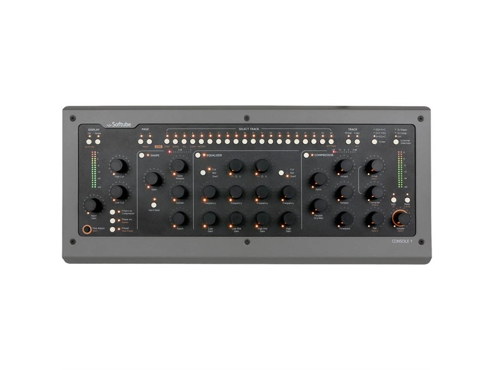 Softube Console 1 MKII Hardware and Software Mixer with Integrated UAD Control