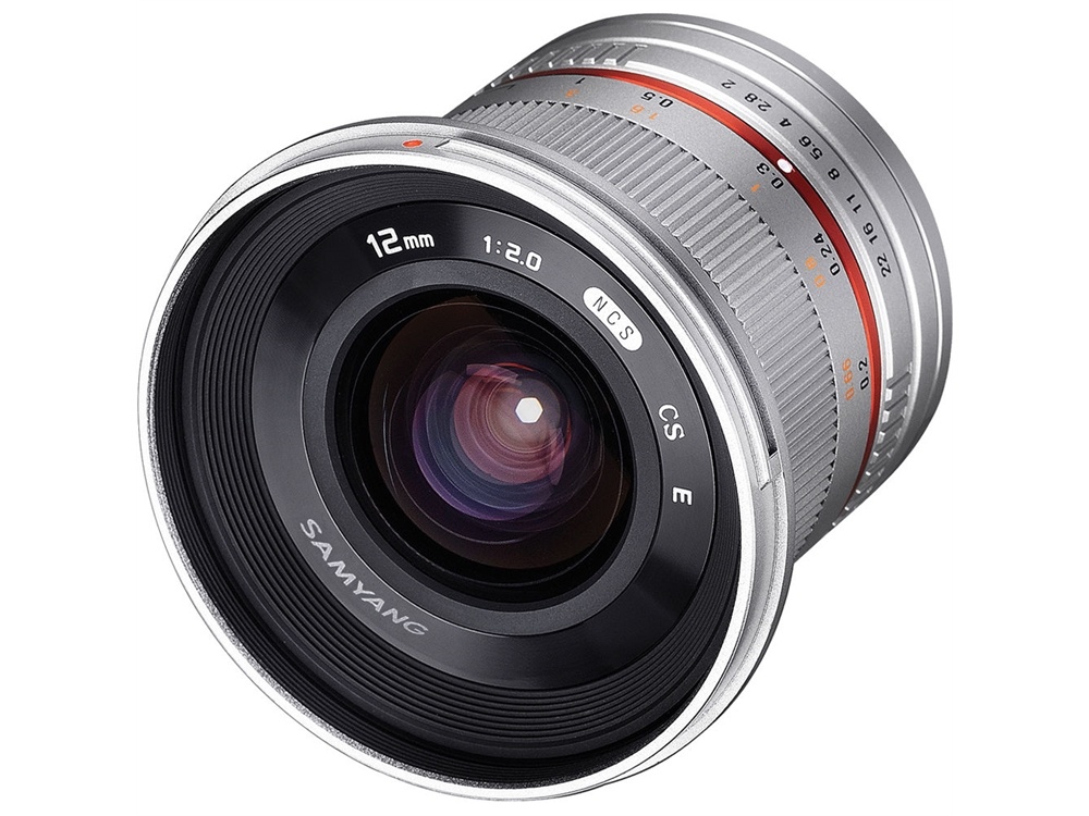 Samyang 12mm f/2.0 NCS CS Lens for Fujifilm X-Mount (Silver)