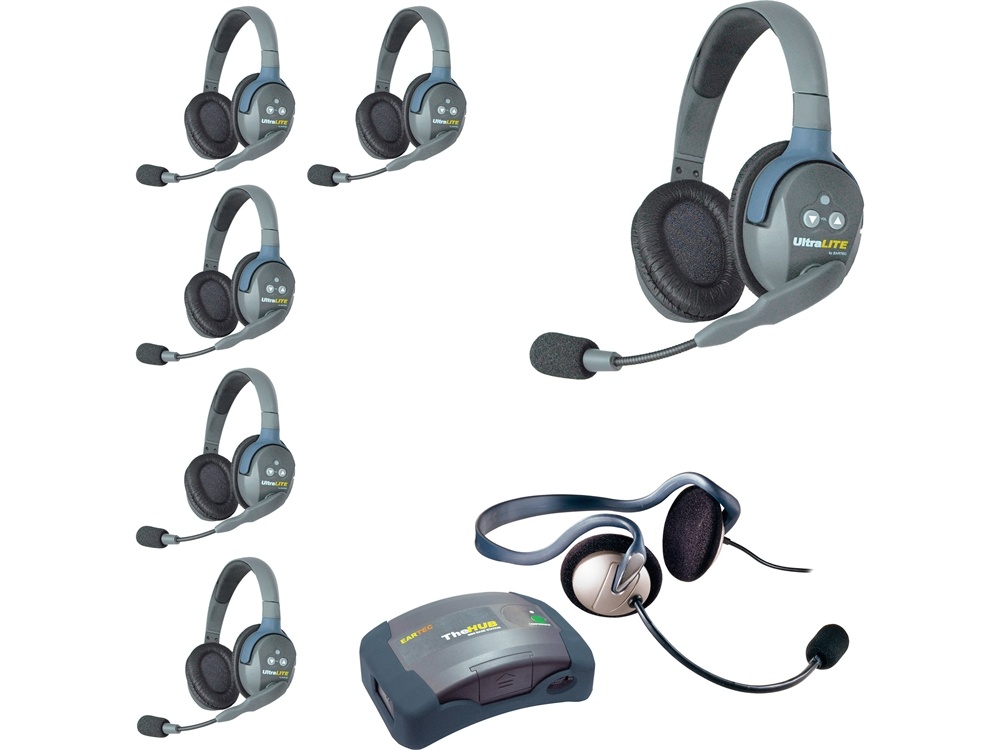 Eartec HUB7DMON UltraLITE 7-Person HUB System
