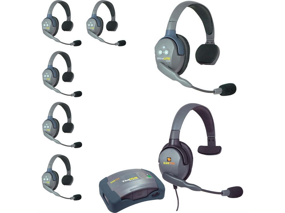 Eartec HUB7SMXS UltraLITE 7-Person HUB Intercom System