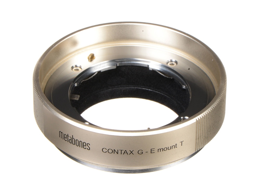 Metabones Contax G Lens to Sony E-Mount Camera T Adapter (Gold)