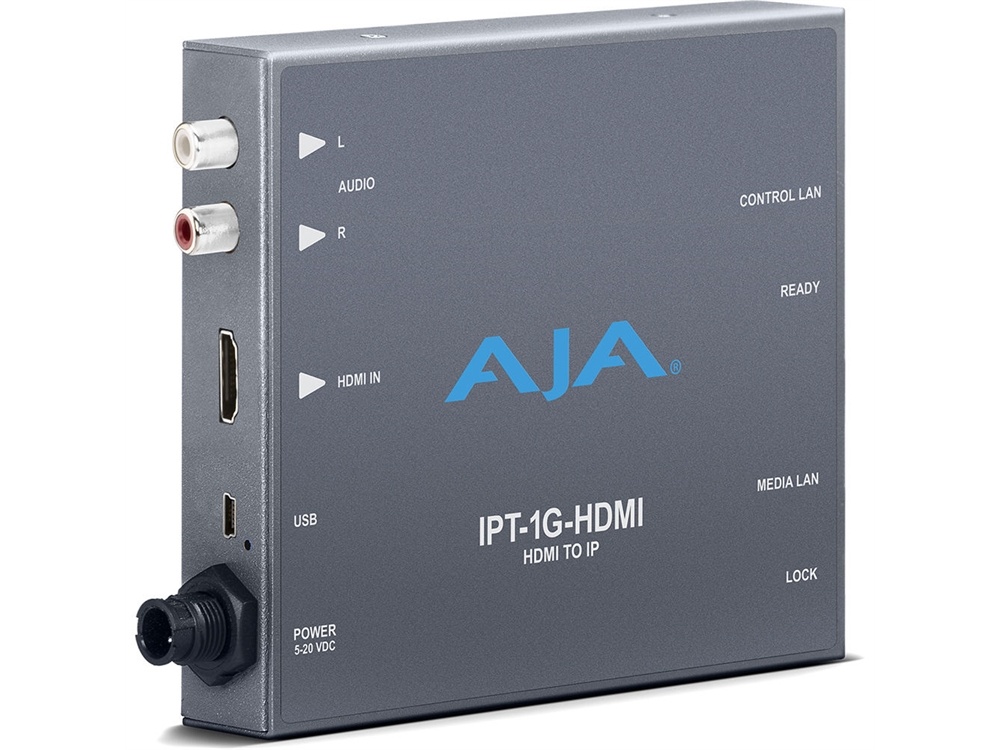AJA IPT-1G-HDMI HDMI Video and Audio to JPEG 2000 Converter