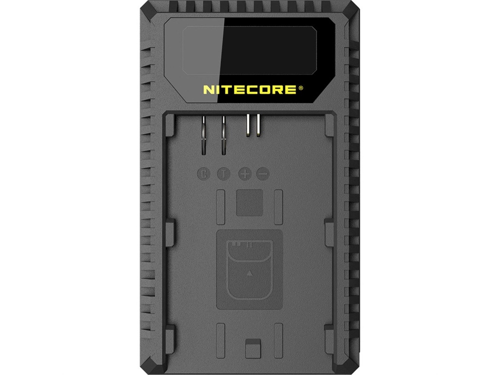 NITECORE UCN1 Dual-Slot USB Travel Charger for Canon LP-E6, LP-E6N, and LP-E8
