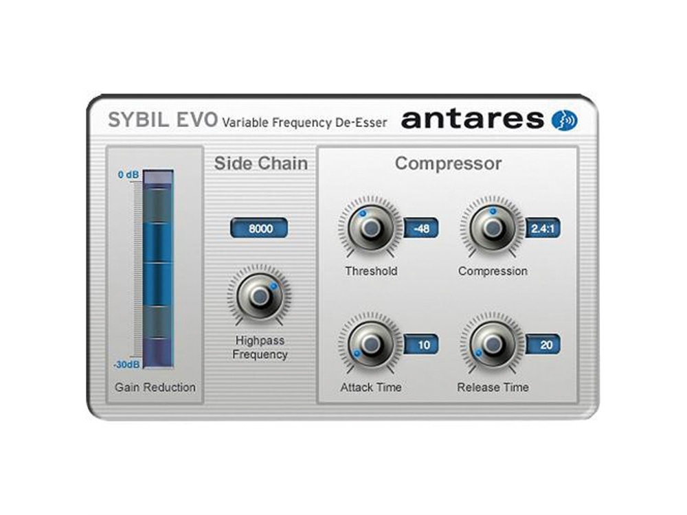 Antares Audio Technologies SYBIL Evo - Variable Frequency De-Esser (Download)