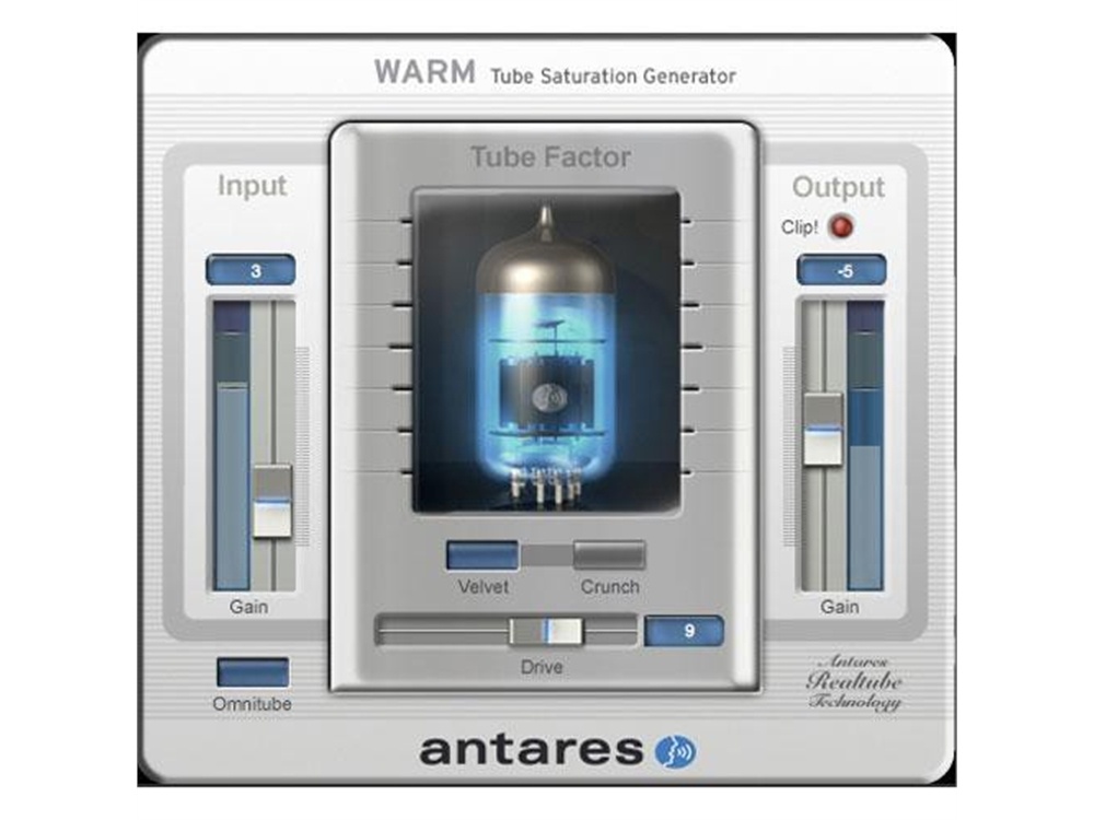 Antares Audio Technologies WARM - Tube Saturation Generator (Download)