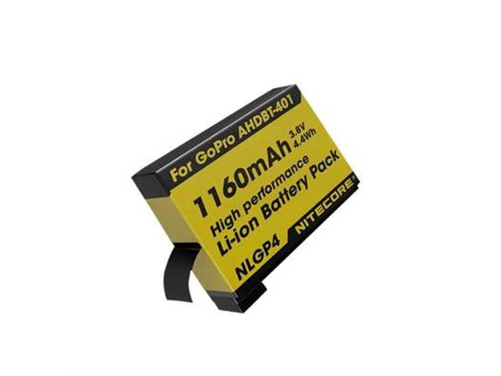 NITECORE NLGP4 High Performance Rechargeable Battery For GoPro HERO4