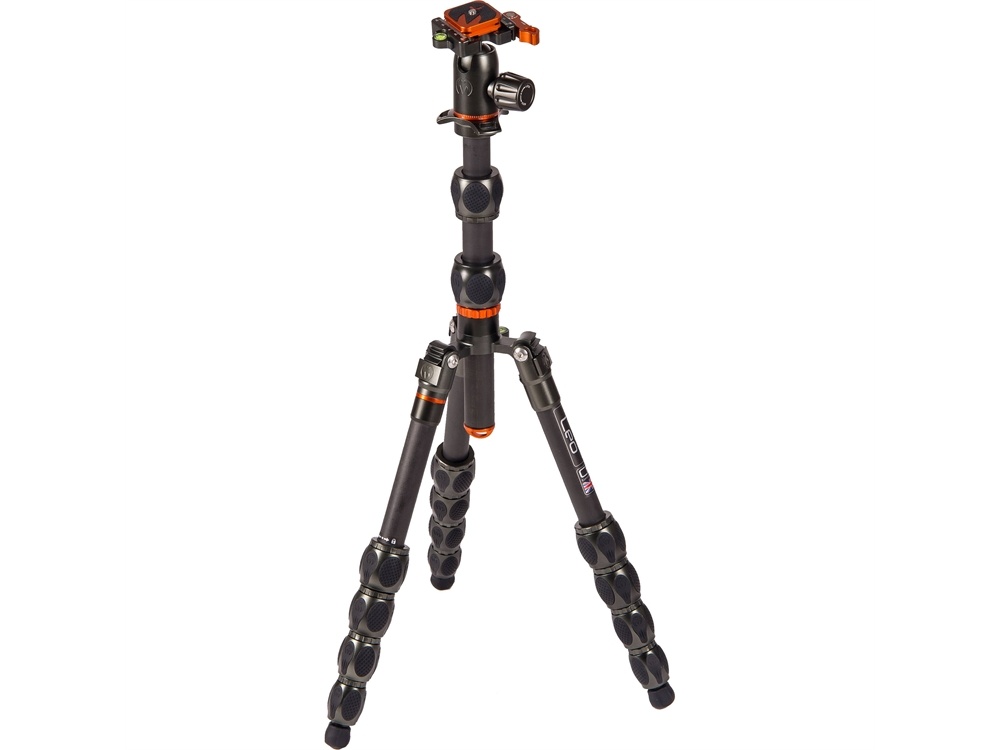 3 Legged Thing Eclipse Leo Carbon Fiber Tripod System with AirHed Switch Ball Head (Gunmetal Gray)
