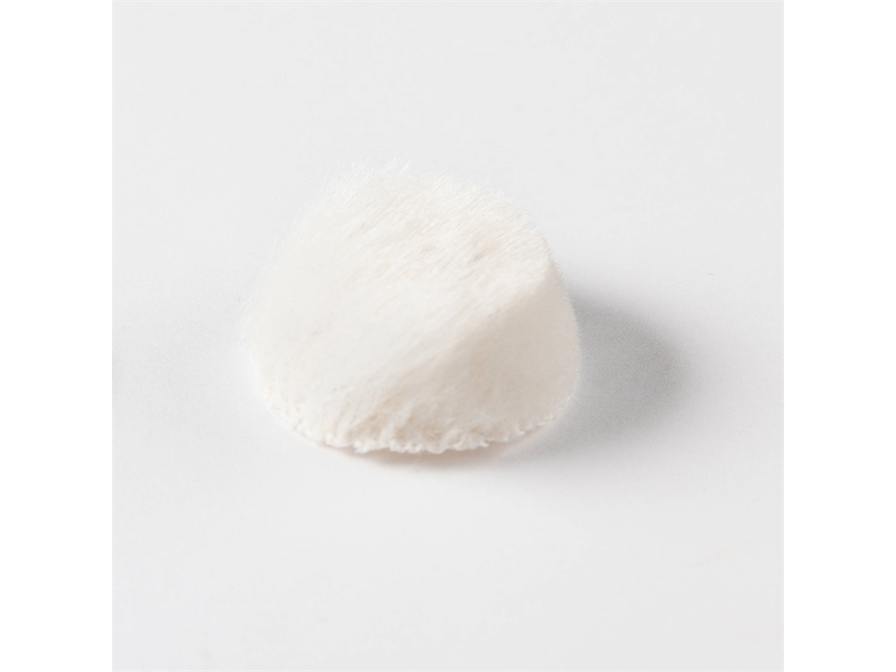 Rycote Overcovers Advanced, Fur Discs for Lavalier Microphones (100-Pack, White)