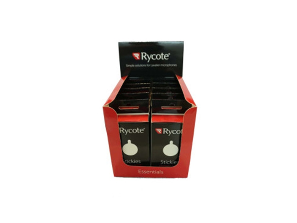 Rycote Stickies 23mm Round Advanced, Adhesive Pads (Master Carton of 10 x Packs)