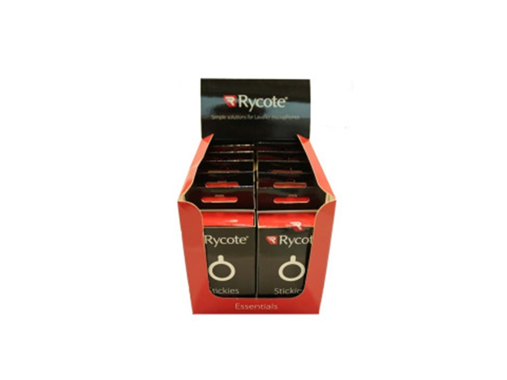 Rycote Stickies 23mm O's Advanced, Adhesive Pads (Master Carton of 10 x Packs)
