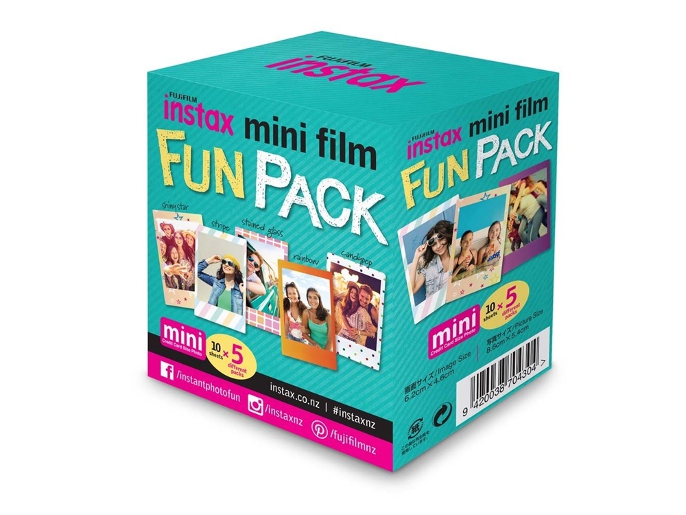 Fujifilm Instax Mini Film 50 Pk Fun Pack