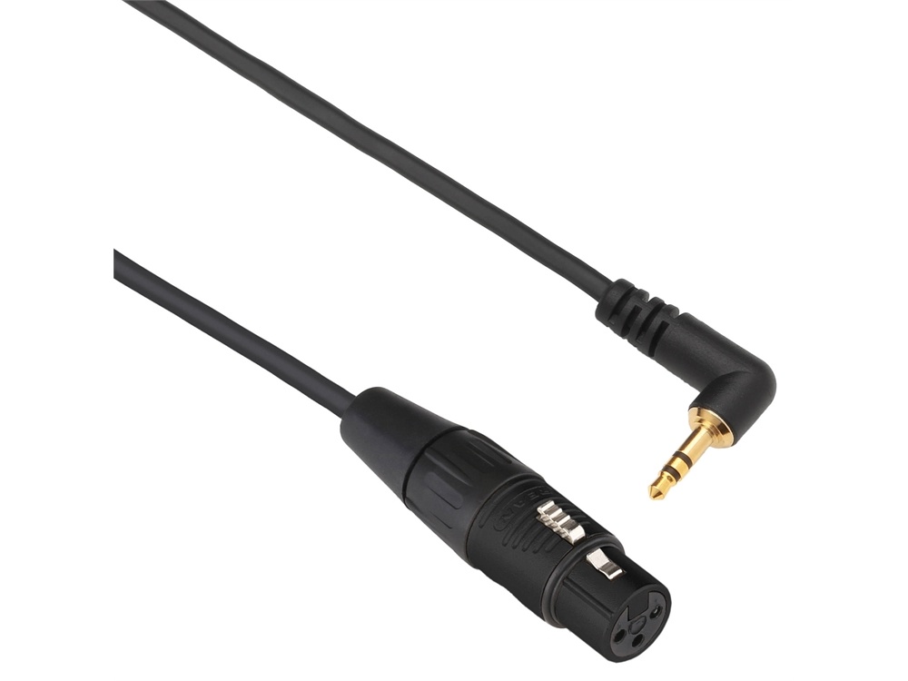 Kopul XRSM-25 3-Pin XLR Female to 3.5mm RA Stereo Mini-Plug Cable (25')