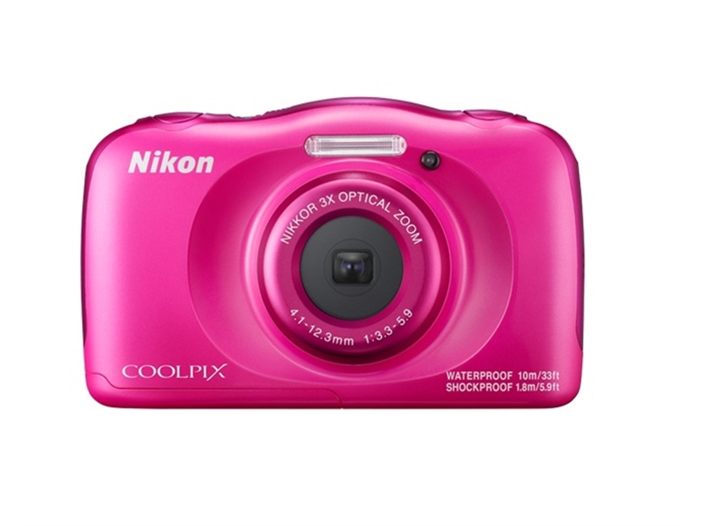 Nikon COOLPIX W100 Digital Camera (Pink)