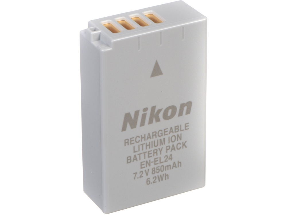 Nikon EN-EL24 Rechargeable Lithium-Ion Battery Pack (7.2V, 850mAh)