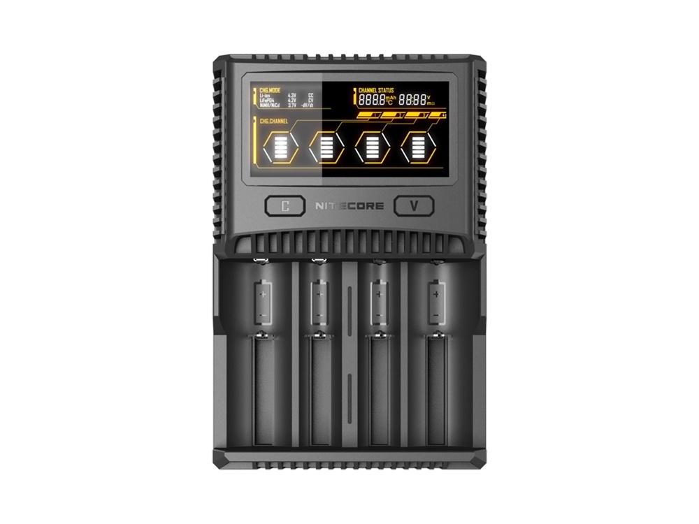 NITECORE SC4 Universal Charger for Lithium-Ion, NiMH, or NiCD Batteries