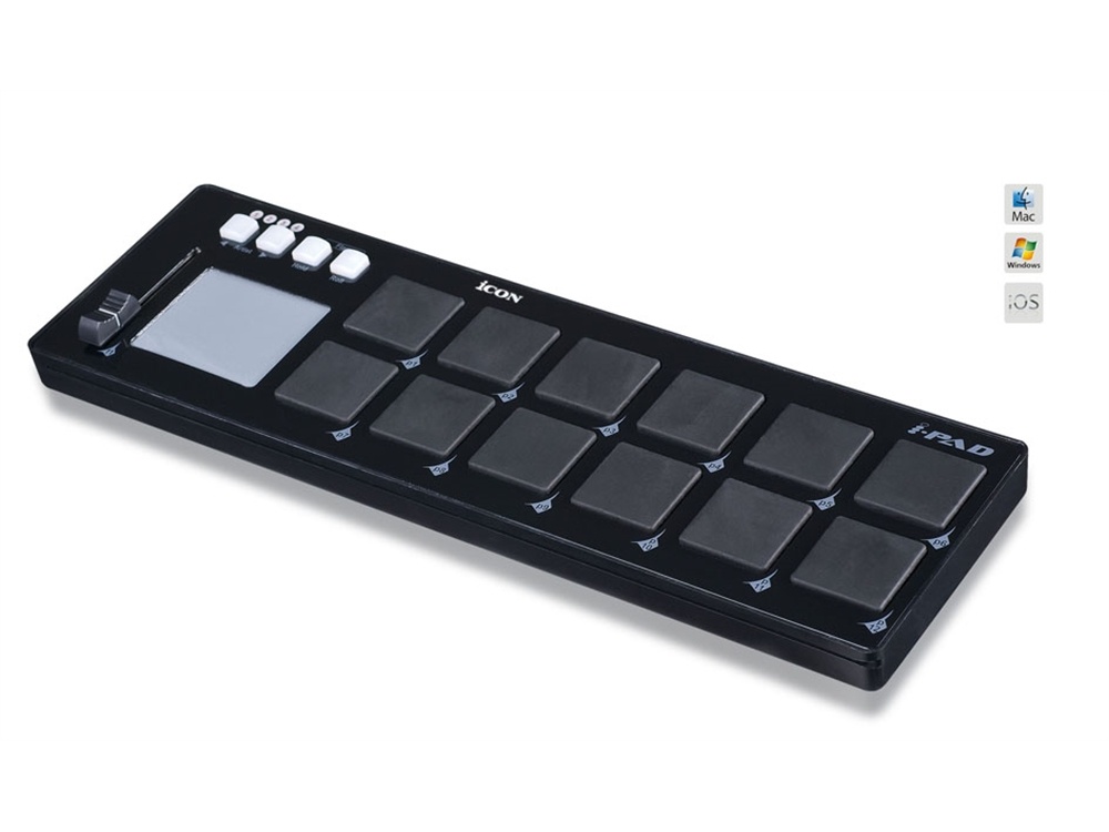 Icon Pro Audio i-Pad Mini USB Drum Pad (Black)