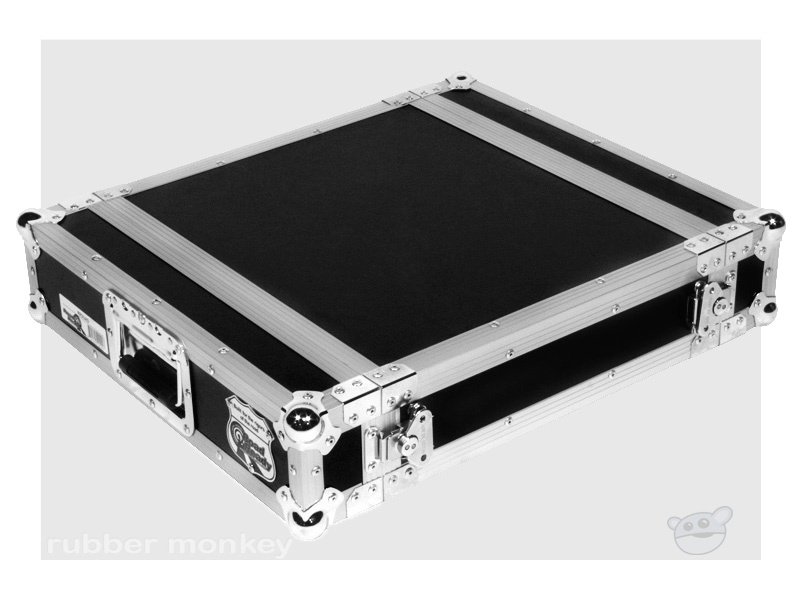 Road Ready 2U Deluxe Amplifier Rack System Case