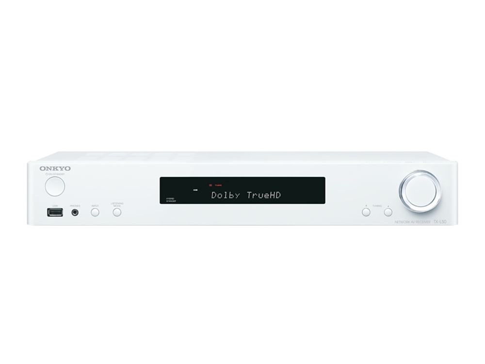 Onkyo TXL50 5.1 Channel Slim AV Receiver (White)