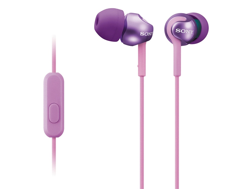 Sony MDR-EX110AP Monitor Headphones for Android Devices (Violet)