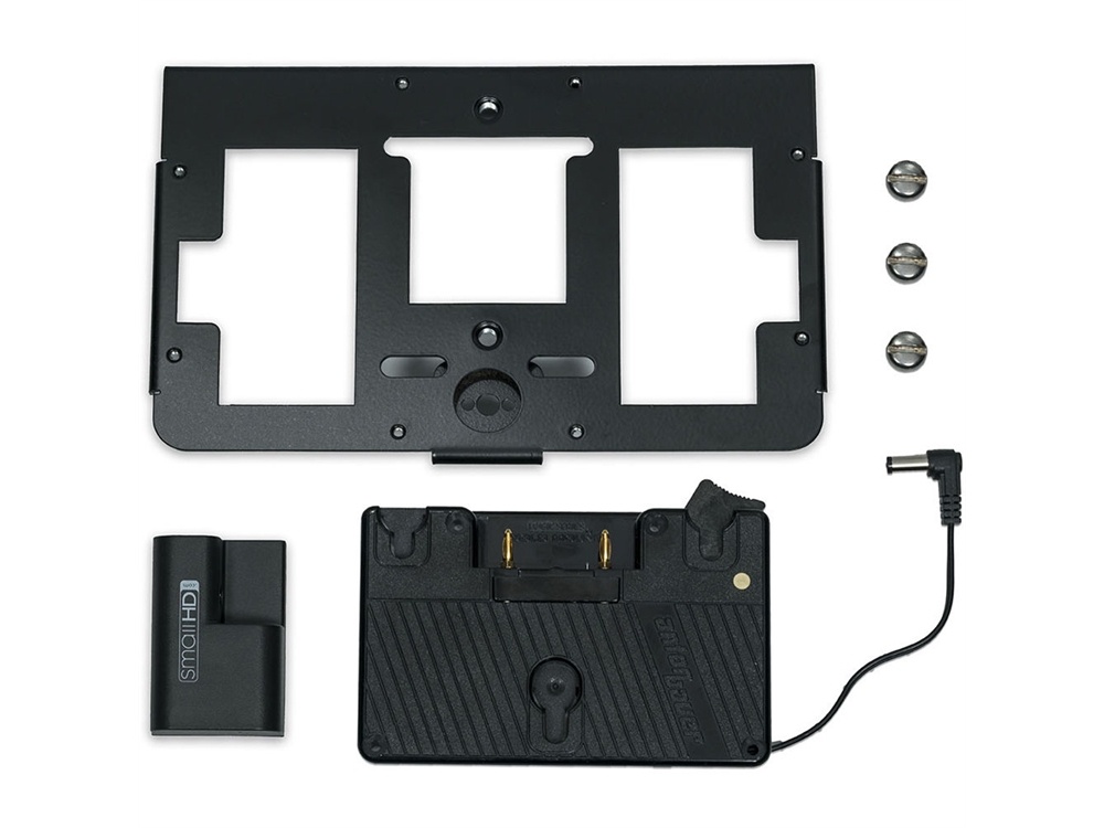 SmallHD Gold Mount Battery Bracket with Mounting Plate for 700 Series Monitor