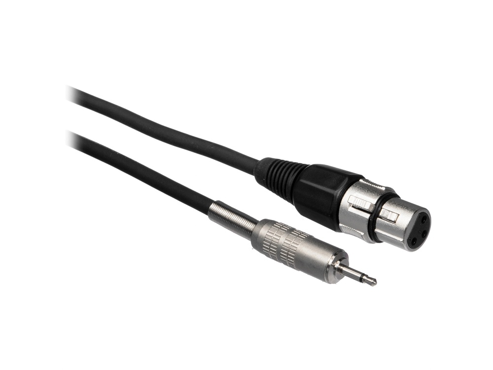 Comprehensive EXF Series Mini Male TS to 3-Pin XLR Female Cable - 10'