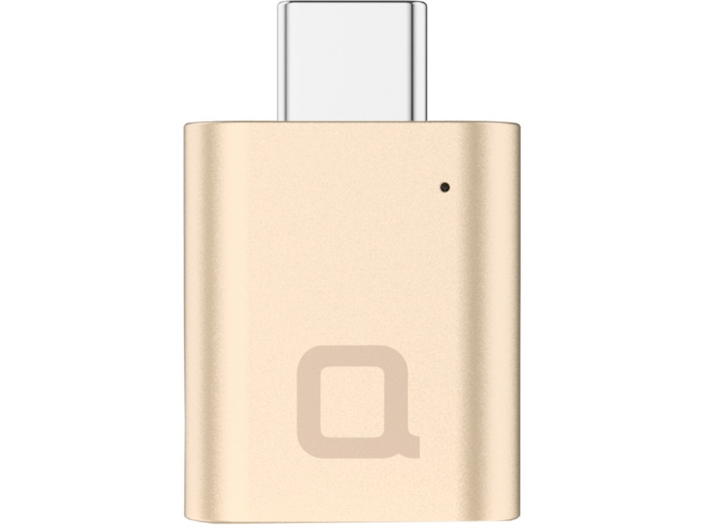 Nonda USB Type-C to USB 3.0 Type-A Mini Adapter (Gold)