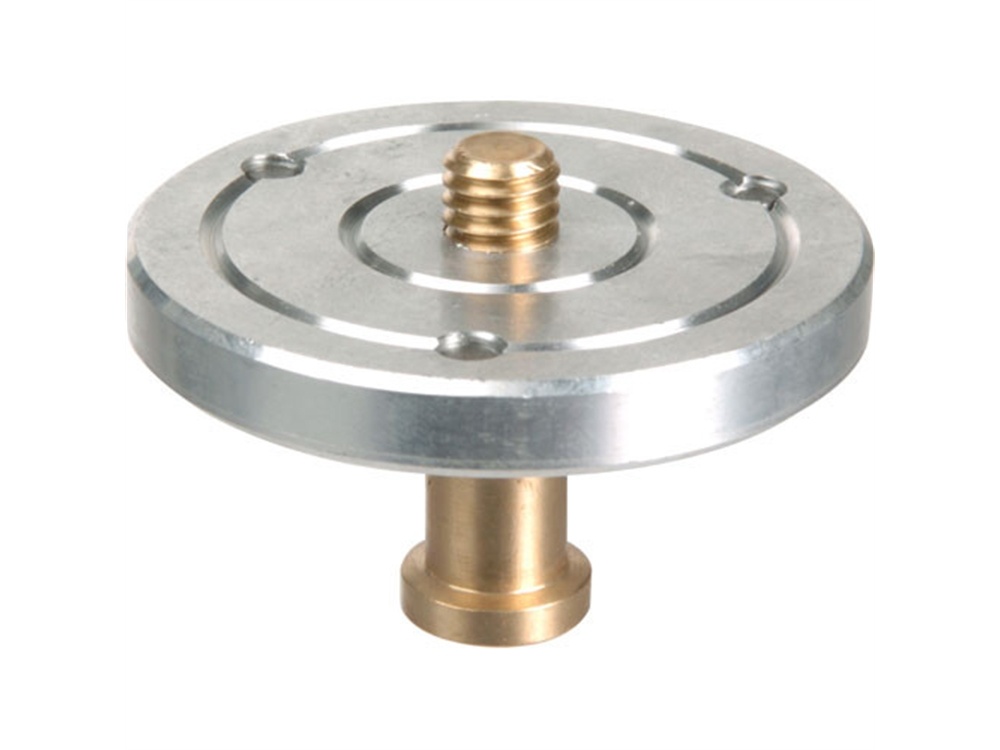 Manfrotto 208 3/8" Head Mounting Plate with Lock Screws