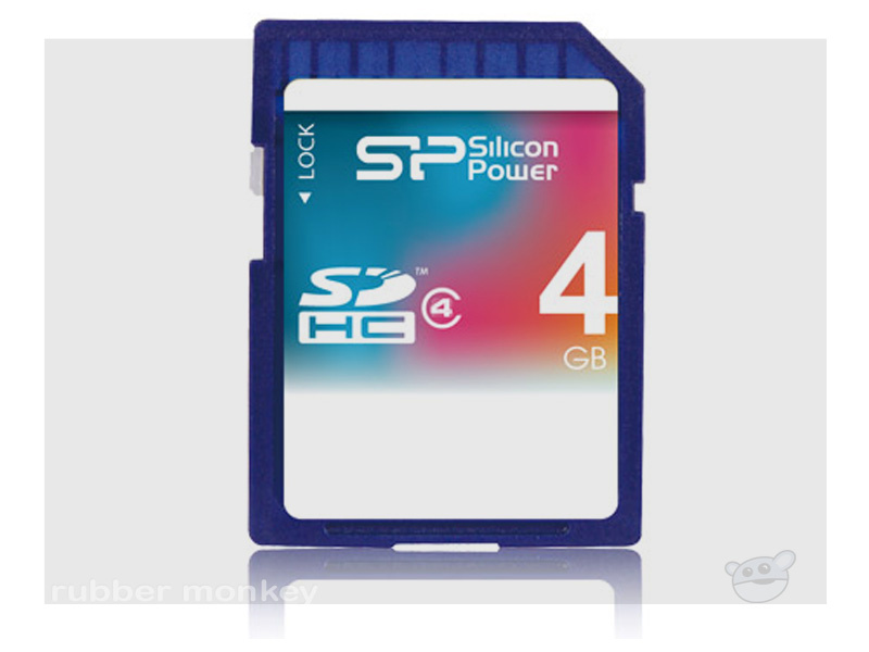 Silicon Power SDHC Card 4GB C4
