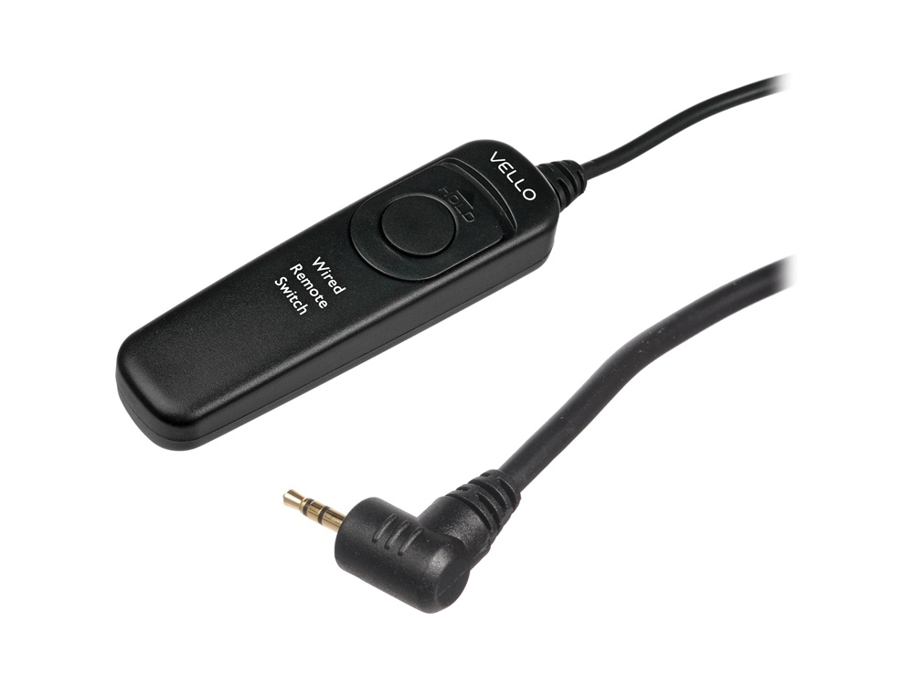 Vello RS-C1II Wired Remote Switch for Select Cameras with 2.5mm Sub-Mini Connections